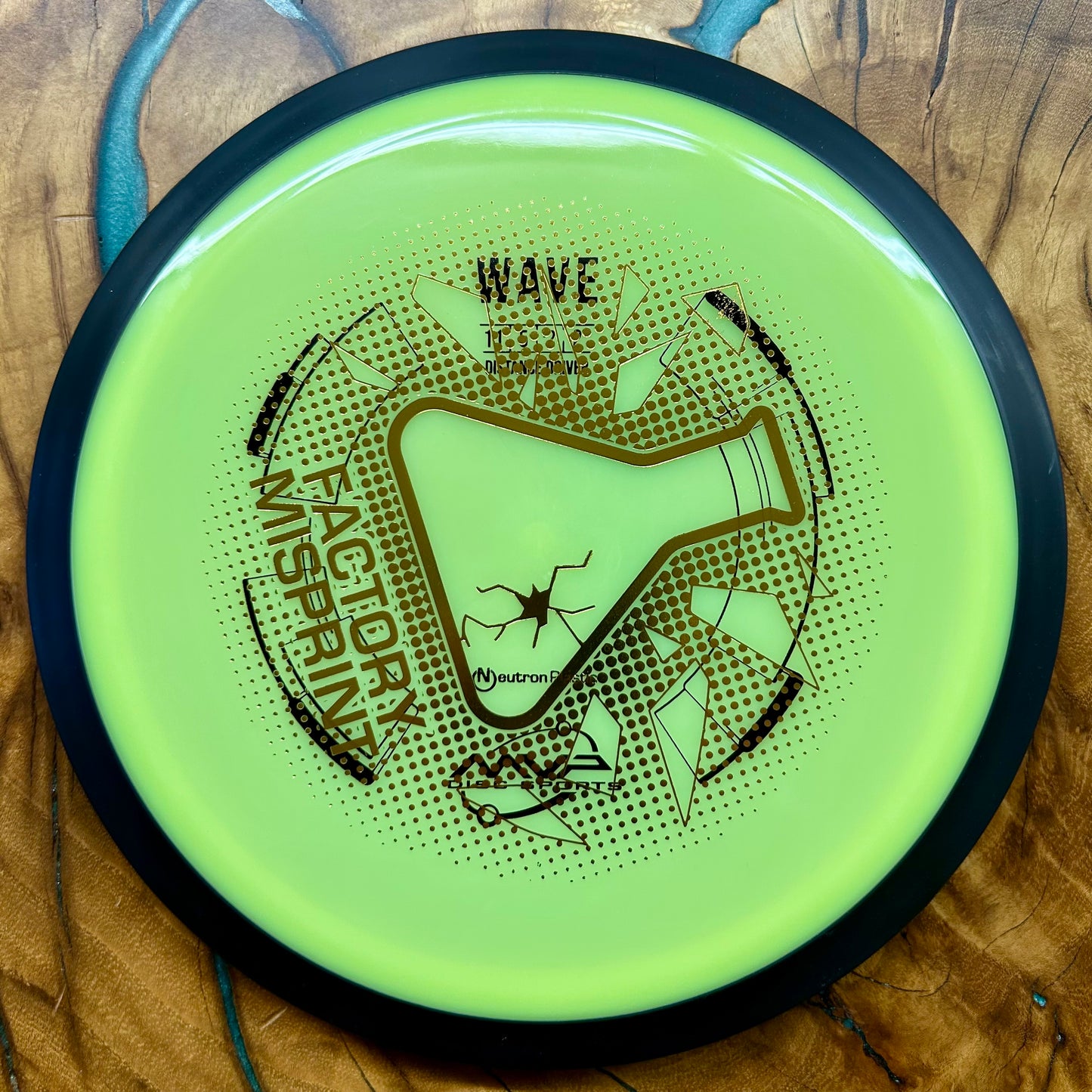 MVP Disc Sports Neutron Wave - Factory Misprint