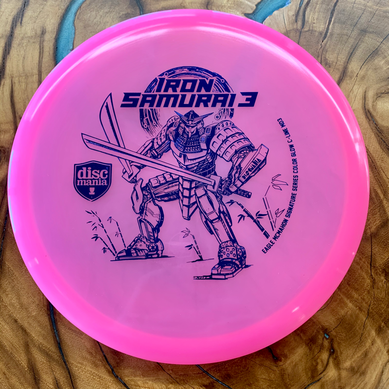 Discmania Iron Samurai 3 Eagle McMahon Signature Series Color Glow C-Line MD3